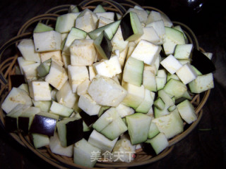 茄丁打卤面的做法步骤：2