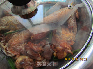 电饭煲版三杯鸡的做法步骤：7