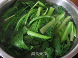 小白菜炒豆腐的做法步骤：1