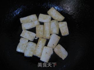小白菜炒豆腐的做法步骤：4