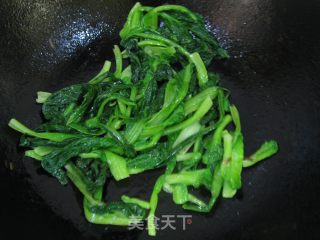小白菜炒豆腐的做法步骤：7