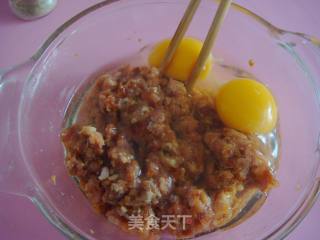 肉饼子炖蛋的做法步骤：3