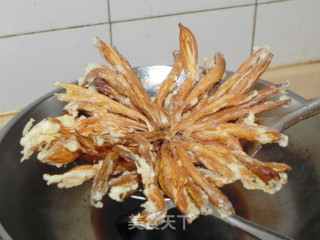 黄花菊-形如菊花，软嫩酥香的做法步骤：5