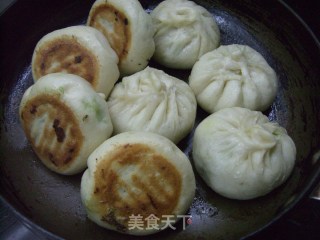 猪肉白菜生煎包的做法步骤：16
