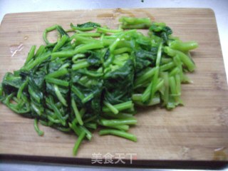 麻仁菠菜的做法步骤：4