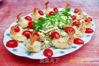 【牛肉与虾的花色拼盘】——玉洁静心拢琵琶 雪域冰洁圣女果的做法步骤：26