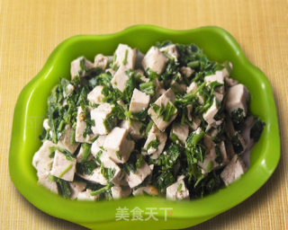 香椿拌豆腐的做法步骤：5