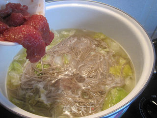 生菜牛肉荞麦面的做法步骤：5