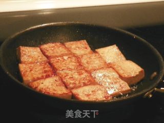 西兰花拌蚝味豆腐的做法步骤：3