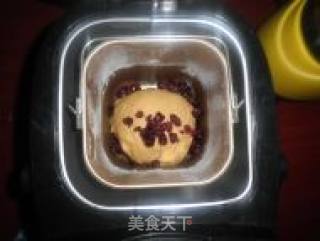 蔓越莓红糖土司的做法步骤：2