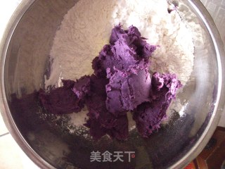 紫薯花—盛开的玫瑰的做法步骤：3