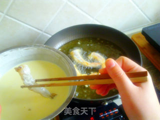 炸虾炸蔬菜的做法步骤：12
