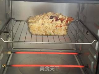 杂菌海虾焗饭的做法步骤：14
