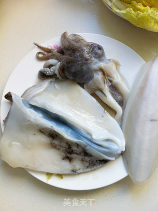 墨鱼娃娃菜的做法步骤：2