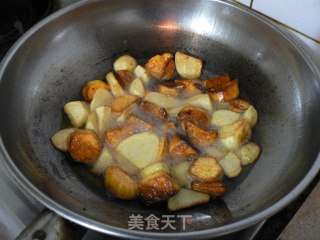拔丝红薯土豆的做法步骤：5