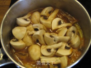 蘑菇焖牛肉的做法步骤：10