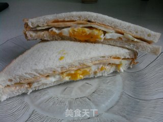 自制三文治的做法步骤：10