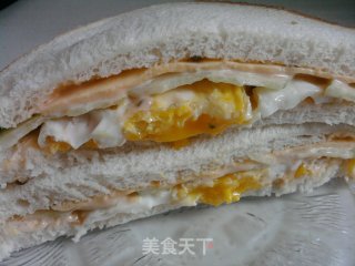 自制三文治的做法步骤：12