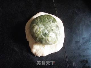 抹茶红豆面包的做法步骤：6