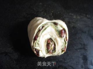 抹茶红豆面包的做法步骤：11