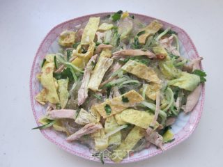 清凉爽口的凉拌粉丝的做法步骤：5