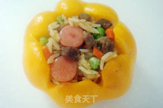 椒香牛肉饭的做法步骤：4