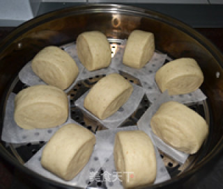 豆渣炼乳馒头的做法步骤：6