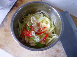 治愈系美食--呛拌土豆丝的做法步骤：5