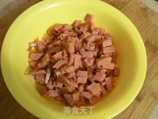 韭苔炒彩丁的做法步骤：4