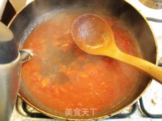 香浓柿子鸡蛋汤的做法步骤：8