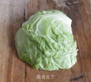 炒洋白菜（1）的做法步骤：1