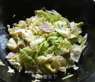 炒洋白菜（1）的做法步骤：7