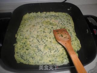 韭菜鸡蛋饼的做法步骤：7