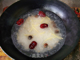 心蓝手制私房菜【枸杞瑶柱双米粥】——最是那一低头的温柔的做法步骤：6