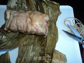 棕叶五花肉的做法步骤：7