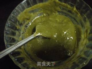 抹茶红豆戚风的做法步骤：6