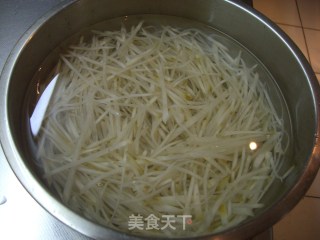 肉末咸菜黄豆芽的做法步骤：3