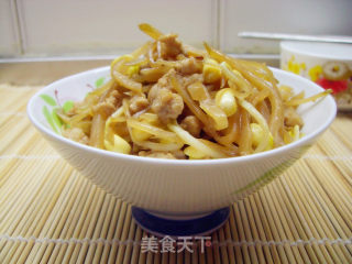 肉末咸菜黄豆芽的做法步骤：14