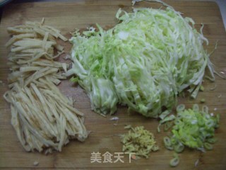 素炒饼的做法步骤：1
