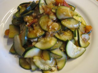 美味瘦身餐——酸辣西葫芦的做法步骤：7