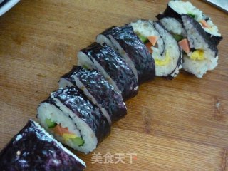 爱心便当——紫菜包饭的做法步骤：10