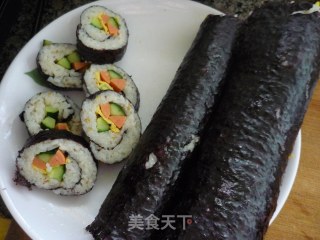 爱心便当——紫菜包饭的做法步骤：11