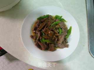 上班族快手杭椒牛柳的做法步骤：9