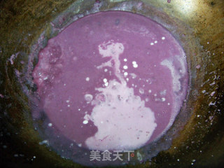 心蓝手制私房菜【奶香紫薯泥】——优雅的活从容的老的做法步骤：8