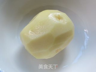 牛奶土豆面饼的做法步骤：1