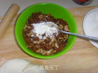 黑芝麻核桃仁红糖饼的做法步骤：3