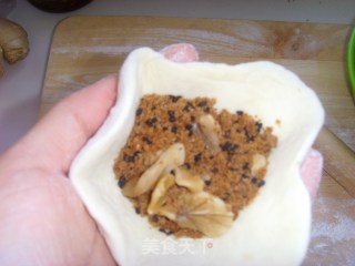 黑芝麻核桃仁红糖饼的做法步骤：5