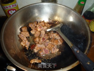 小白菜粉条炖肉的做法步骤：4