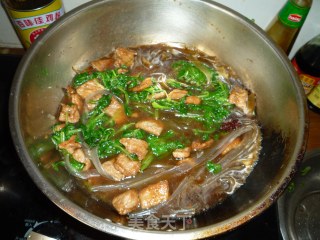 小白菜粉条炖肉的做法步骤：6