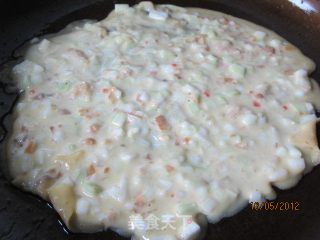 鸡蛋瓠子肉糜面饼的做法步骤：12